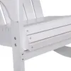 vidaXL Sedia a dondolo da giardino in legno bianco Anteprima dell’immagine prodotto 11