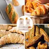Brotbeutel Leinen, 4er Set Brotsack mit Kordelzug Baguette Produktbild-Vorschau 4