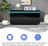 Credenza Merax con LED, cassettiera a 2 ante e 3 cassetti, Anteprima dell’immagine prodotto 4