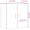 vidaXL Wandschrank Artisan-Eiche 60x31x60 cm Holzwerkstoff Produktbild-Vorschau 8