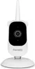 A white baby monitor camera with a white base and antenna. Náhled obrázku produktu