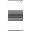 vidaXL Duschwand für Begehbare Dusche Schwarz 100x195 cm Produktbild-Vorschau 3