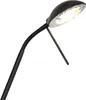 Moderne Stehlampe Schwarz mit Leselampe inkl  LED dunkel Produktbild-Vorschau 5