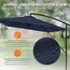 ML-Design Ampelschirm Ø 330 cm Navy-Blau Alu Rechteckig, Produktbild-Vorschau 5