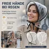 10er-Set Regenhaube mit Visier, PVC, wiederverwendbar, Produktbild-Vorschau 3