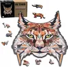 Wood You Do Puzzle drewniane Dyskretny Ryś 140 A4 Podgląd zdjęcia produktu 1