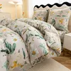 FEBE Bettwäsche Blumenwiese Bettbezug-Set 140x200cm + Produktbild-Vorschau 6