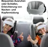 Verstellbare atmungsaktive Kinderkopfstütze 20×15 cm Grau Produktbild-Vorschau 4