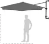 vidaXL Parasol do montażu na ścianie z metalowym drążkiem Podgląd zdjęcia produktu 18