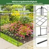 FIVMEN Teichzaun Gartenzaun Steckzaun aus Rostfrei Metall, Produktbild-Vorschau 7