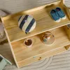 Kinderregal YASMIN 3 Ablagen natur - Montessori Regal für Produktbild-Vorschau 4
