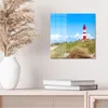 DEQORI Glasbild Echtglas 30x30 cm 'Leuchtturm auf Amrum' Produktbild-Vorschau 4