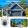 BOYKEEP 2 Stück Überwachungskamera 2,4 GHz WLAN 360 ° Produktbild-Vorschau 3