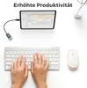 deleyCON 10cm USB-C auf USB-A OTG Kabel Adapter (1 Stück) - Produktbild-Vorschau 5