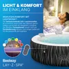 Bain à remous LED Hollyw. AirJet Ø 196x66cm Voir les images du produit 74