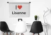 MuchoWow® Wandteppich Wandbehang Ich liebe - Lisanne - Produktbild-Vorschau 4