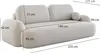 BEDANTE SOFA MOLLY mit Schlaffunktion TERRA FROTTE 29 Braun Produktbild-Vorschau 7