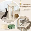 A cat scratching post with two cats interacting with it, accompanied by descriptive text and images. Náhľad obrázku produktu