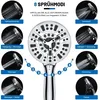 Dusche, Einstellbarer Wasserspar Duschkopf, Handbrause mit Produktbild-Vorschau 7