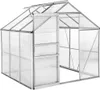 Gartengewächshaus aus Polycarbonat 190 x 190 x 195 cm Produktbild-Vorschau 1