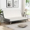 A futon mattress is shown in a living room setting. Produktbild-Vorschau