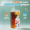 JOIEYOU Verres à boire avec couvercle et paille 550ml Voir les images du produit 4