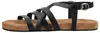 Lazamani Lotta Damen Leder-Sandalen Black Größe 40 Produktbild-Vorschau 5
