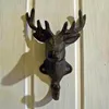 Wandhaken mit Hirsch-Motiv aus Gusseisen, braun-schwarz, Produktbild-Vorschau 5