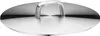 A silver pot lid with a handle is shown against a white background. Náhľad obrázku produktu