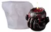Halloween Totenkopf Hand Geist Zylinder Formen Silikon Produktbild-Vorschau 3