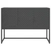 vidaXL Príborník antracit 105x35x75 cm Oceľ Náhľad obrázku produktu 5