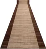 Läufer auf Gummi STREIFEN 67 cm braun braun 67x1150 cm Produktbild-Vorschau 1