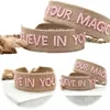 LS-LebenStil Canvas Statement Armband Believe in Your Magic Produktbild-Vorschau 1