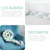 Bettschlange geflochten 200cm Nestchen Zopf - Babybett Produktbild-Vorschau 3