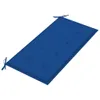 vidaXL Gartenbank mit Königsblauer Auflage 112 cm Produktbild-Vorschau 6