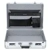 An open aluminum attaché case with organizational compartments. Anteprima dell’immagine prodotto