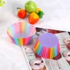 100 moules à cupcakes colorés, moules en papier pour Voir les images du produit 8
