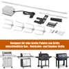 Set de brochettes en acier inoxydable 117 cm avec moteur, Voir les images du produit 6
