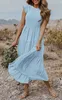 ASKSA Damen Elegant Kleid Maxikleid A-Linie Swing Boho Produktbild-Vorschau 5
