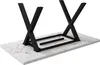 Esstisch (Marmoroptik weiß, 1-St., 140/80/76 cm), Produktbild-Vorschau 6