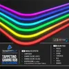 Tappetino per mouse da gioco Titanwolf RGB, Mousepad XL 800 Anteprima dell’immagine prodotto 5