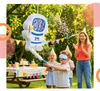 Relaxdays Pinata Astronaut, mit Stab & Maske, Partypinata Produktbild-Vorschau 3