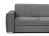 A close-up view of a gray sofa. Náhľad obrázku produktu
