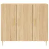 vidaXL Kredens dąb sonoma 90x34x80 cm materiał Podgląd zdjęcia produktu 6