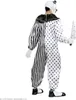 Kostým  Clown Pierrot - Halloween Overall S - 48/50 Náhľad obrázku produktu 4