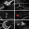 A collage of close-up shots of an e-bike's components. Produktbild-Vorschau