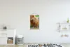 MuchoWow® Textilposter Schottischer Hochländer - Hörner - Produktbild-Vorschau 2