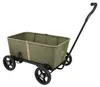 Bollerwagen faltbar mit drehbaren Rädern - khaki grün - 50 Produktbild-Vorschau 1