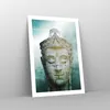 Poster - Poster ohne Rahmen - Buddha Grafik Türkis - 50x70 Produktbild-Vorschau 7