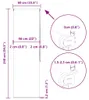 vidaXL Tenda a rullo per doccia 60x240 cm Larghezza del Anteprima dell’immagine prodotto 7